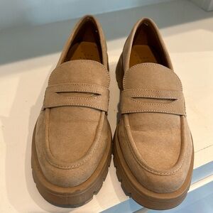 A New Day tan loafer size 7.5 worn one time.